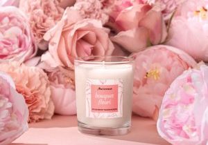 Floral Bouqut Candle Kerze