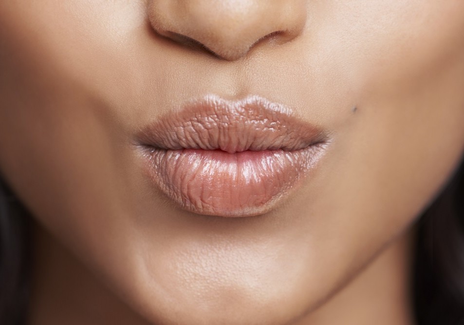 Cropped shot of a woman's beautiful lips