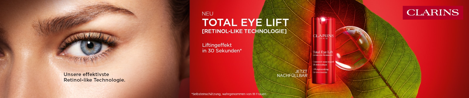 Clarins TOTAL EYE LIFT [RETINOL-LIKE TECHNOLOGIE]