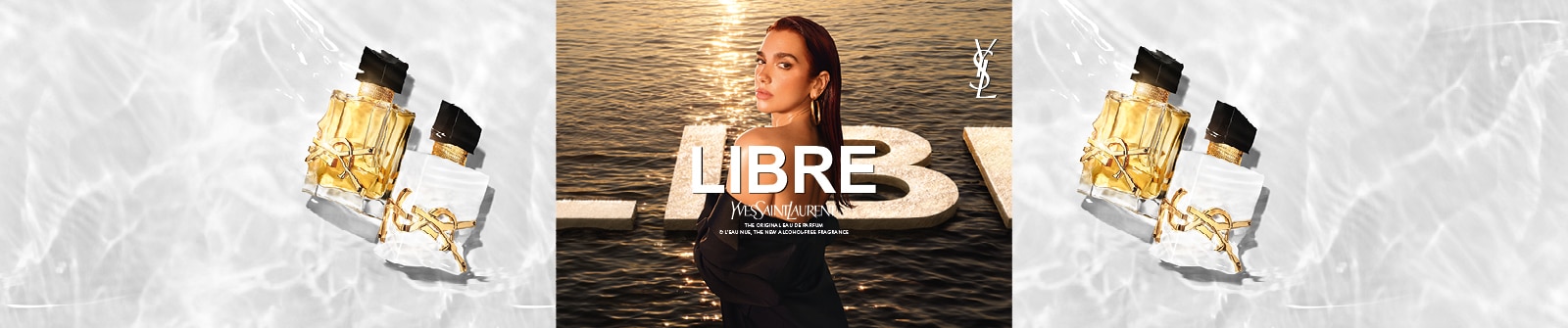 Yves Saint Laurent Libre The Original Eau De Parfum und L&apos;Eau Nue, The New Alcohol-Free Fragrance mit Dua Lipa