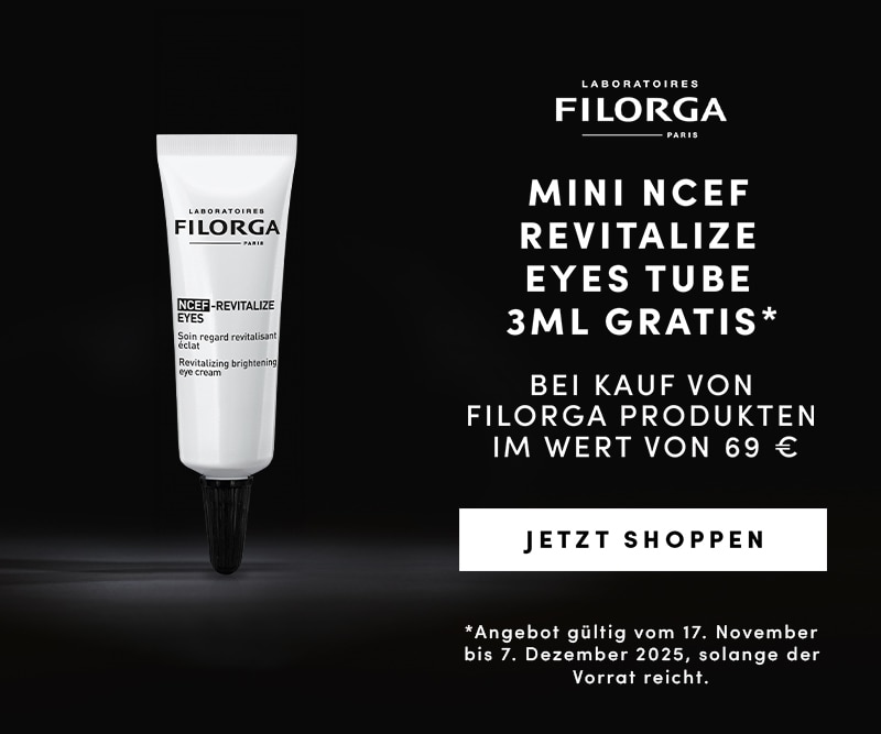 Laboratoires Filorga Paris Mini NCEF Revitalize Eyes Tube 3ml gratis Bei Kauf von Filorga Produkten im Wert von 69 €* *Angebot gültig vom 17. November bis 7. Dezember 2025, solange der Vorrat reicht.