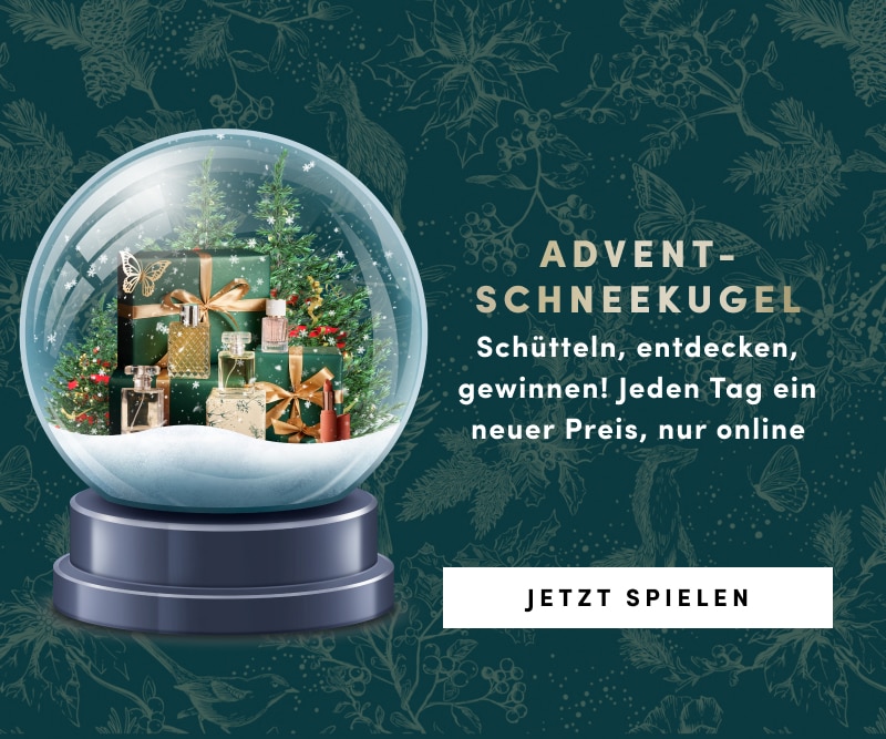 Advent-Schneekugel: Schütteln, entdecken, gewinnen! Jeden Tag ein neuer Preis, nur online - Jetzt spielen