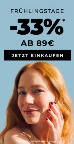 Frühlingstage Banner mit –33 % Rabatt ab 89 €, jetzt einkaufen.