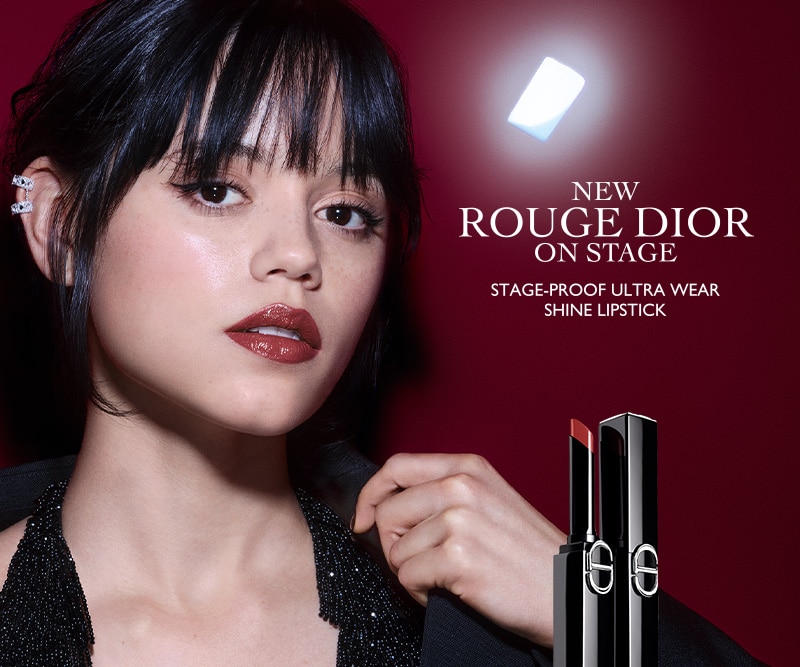 New Rouge Dior On Stage: Stage-proof ultra wear shine lipstick mit Jenna Ortega