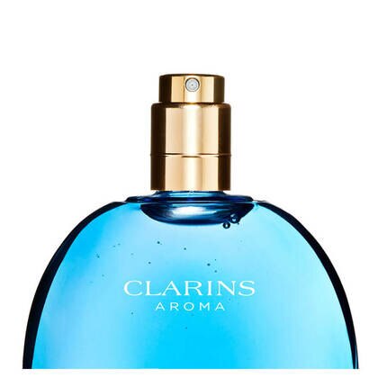 50 ML Clarins Eau Ressourçante ist ein blumig-holziger Aromaduft der parfümiert, Stress abbaut und Körper und Geist entspannt in einer einzigen Geste! Körperspray  1 of 3 