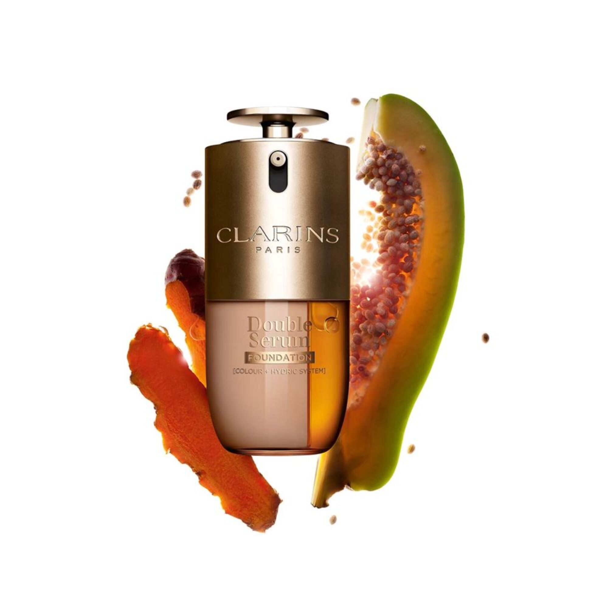  Clarins CLARINS DOUBLE SERUM Foundation L6C  1 of 3 