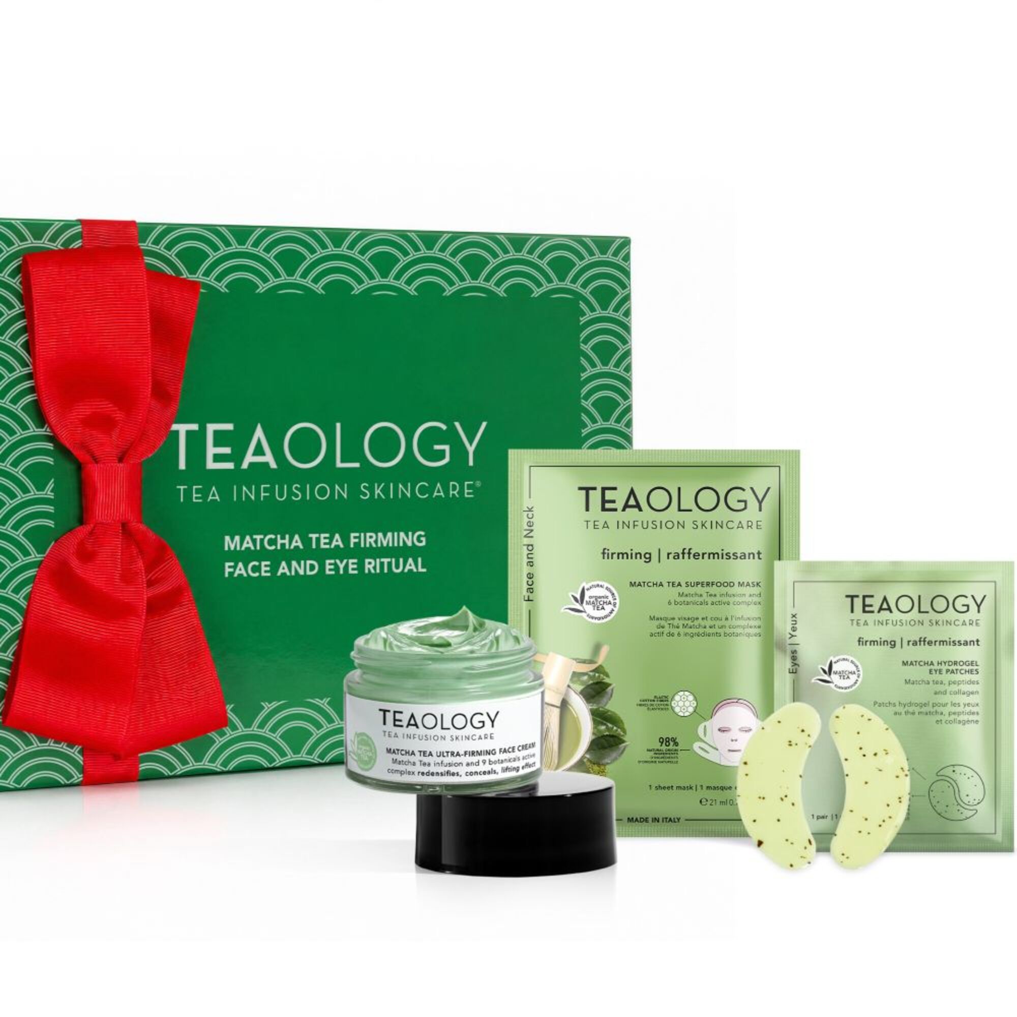 50 ML TEAOLOGY MATCHA TEA FIRMING RITUAL Set 1 of 4 Set