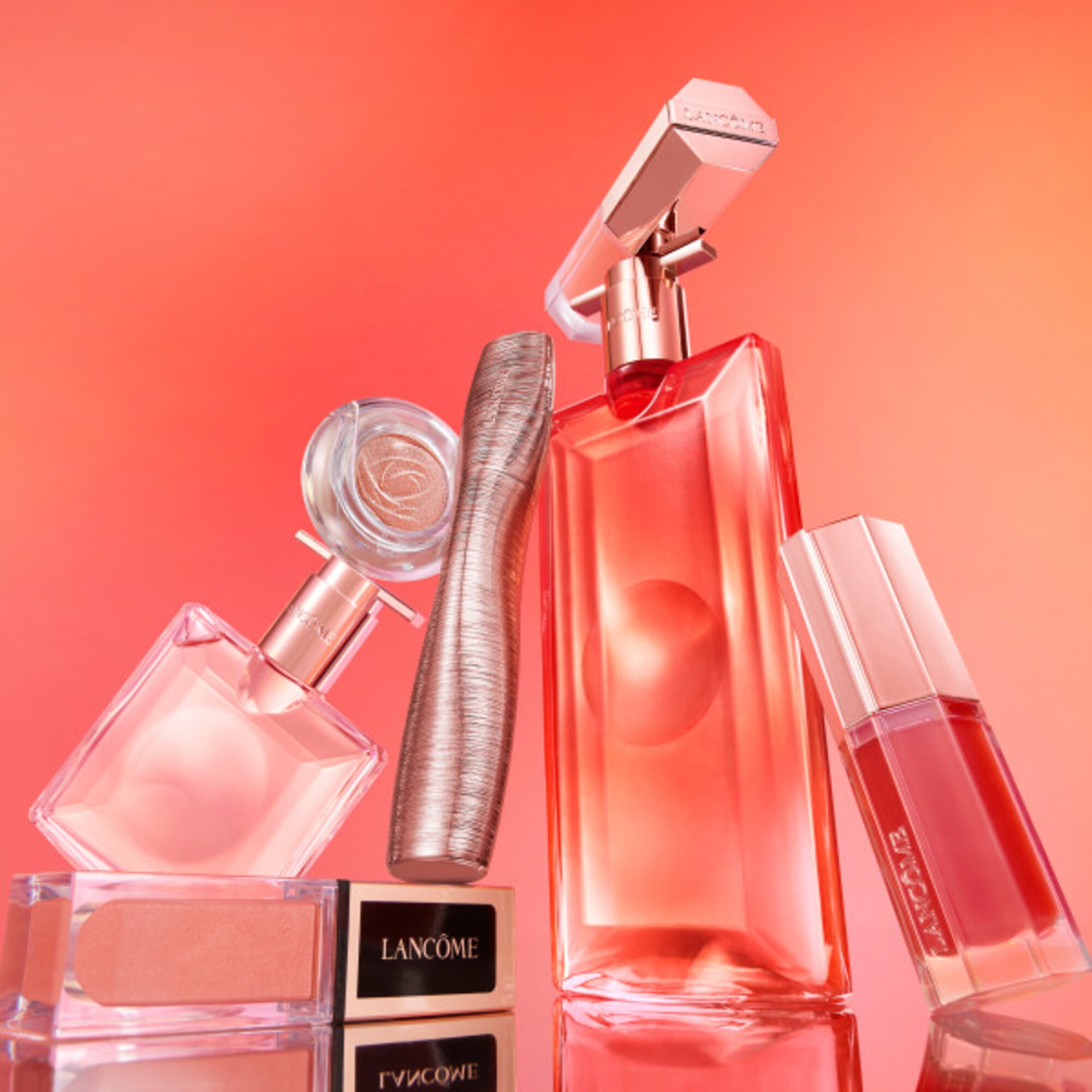 50 ML Lancôme Lancôme Idôle Peach'N Roses Eau de Parfum Damaskusrose Pfirsichduft Damenparfum Eau de Parfum 1 of 8