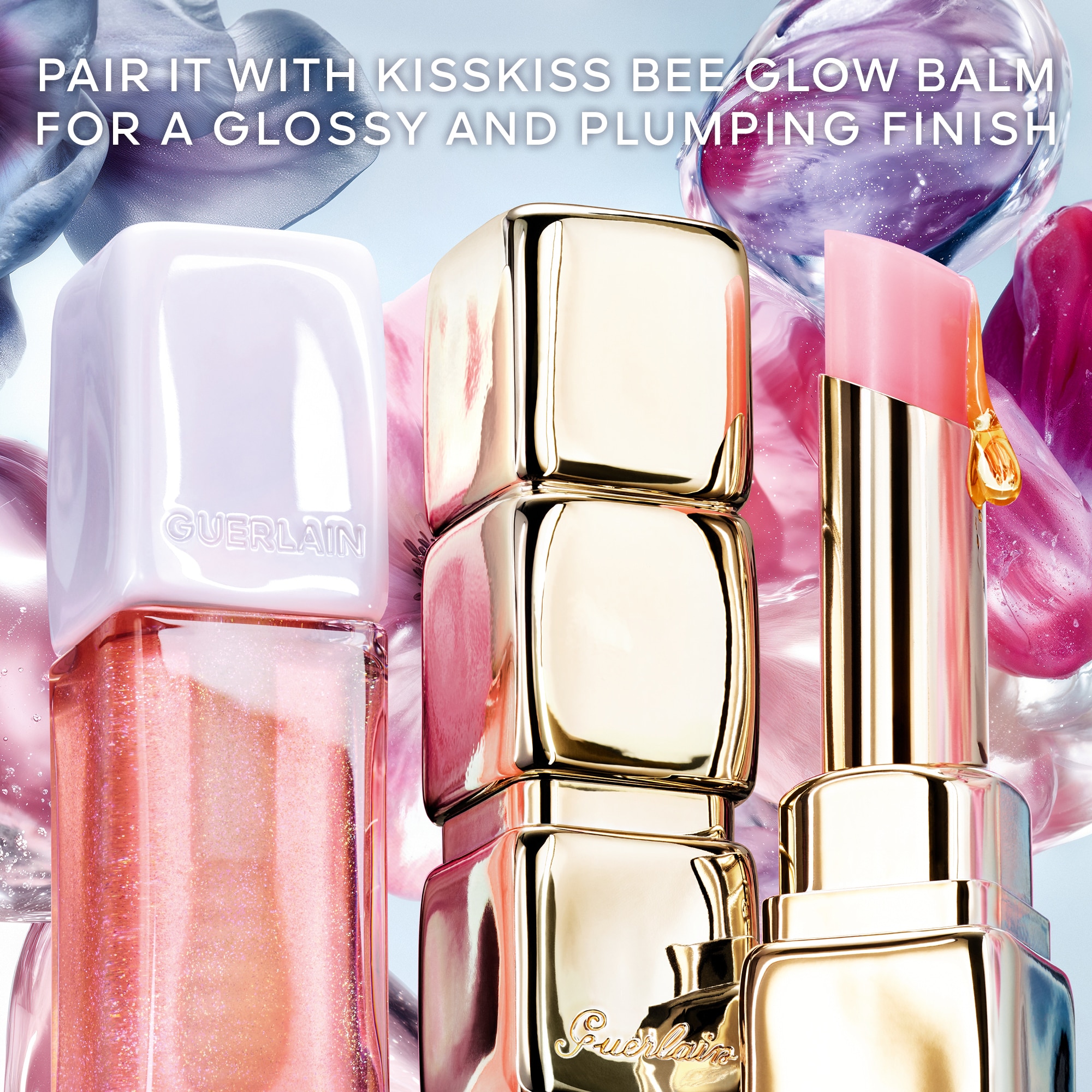 Guerlain KissKiss Bee Glow Plump Lipgloss 1 of 8