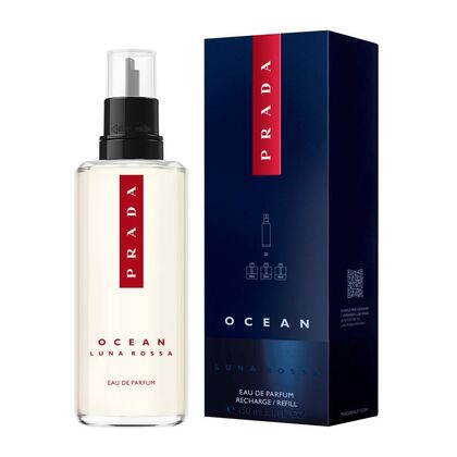 150 ML Prada luna rossa ocean intense Eau de Parfum Refill  1 of 3 