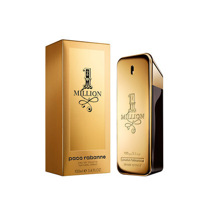 100 ML Rabanne 1 MILLION 1 Million Eau de Toilette  1 of 7 