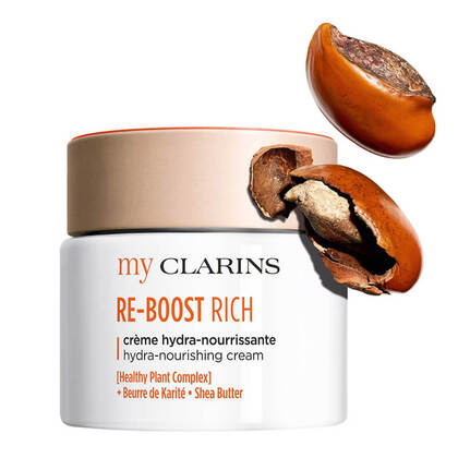 50 ML Clarins RE-BOOST Hydra-nourishing cream - Gesichtscreme  1 of 3 