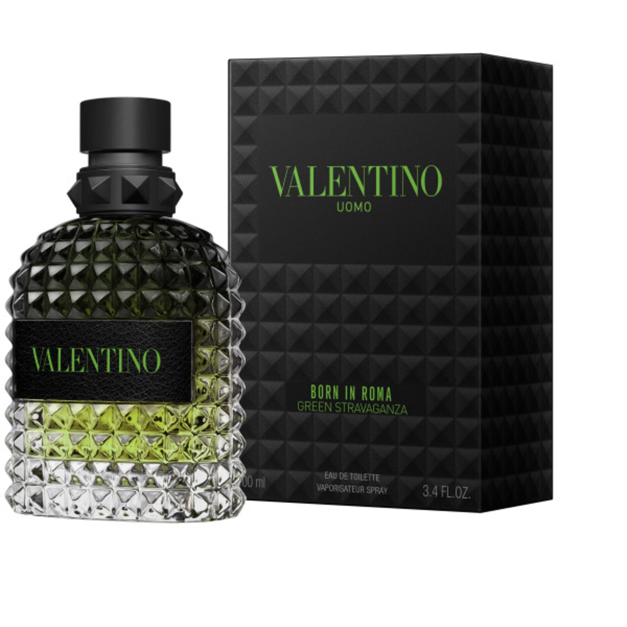 100 ML Valentino BIR GREEN STRAVAGANZA UOMO Parfum  1 of 5 