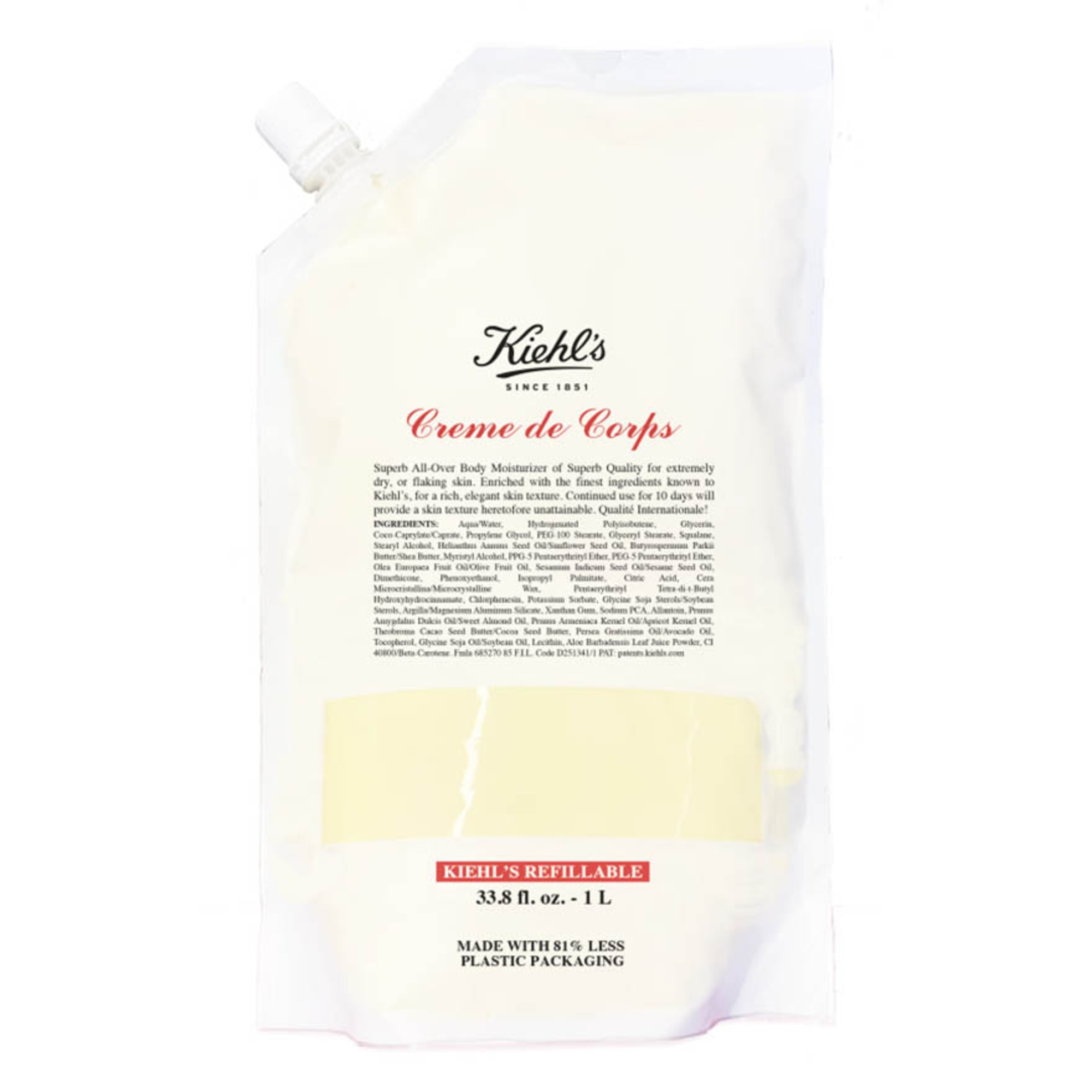 1000 ML Kiehl's SPECIALITY BATH & SHOWER Creme de Corps Körpercreme 1 of 1