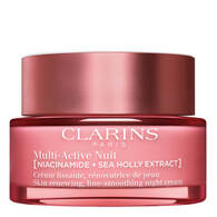 50 ML Clarins PFLEGELINIE MULTI-ACTIVE Nuit Crème Toutes peaux Nachtcreme  1 of 2 