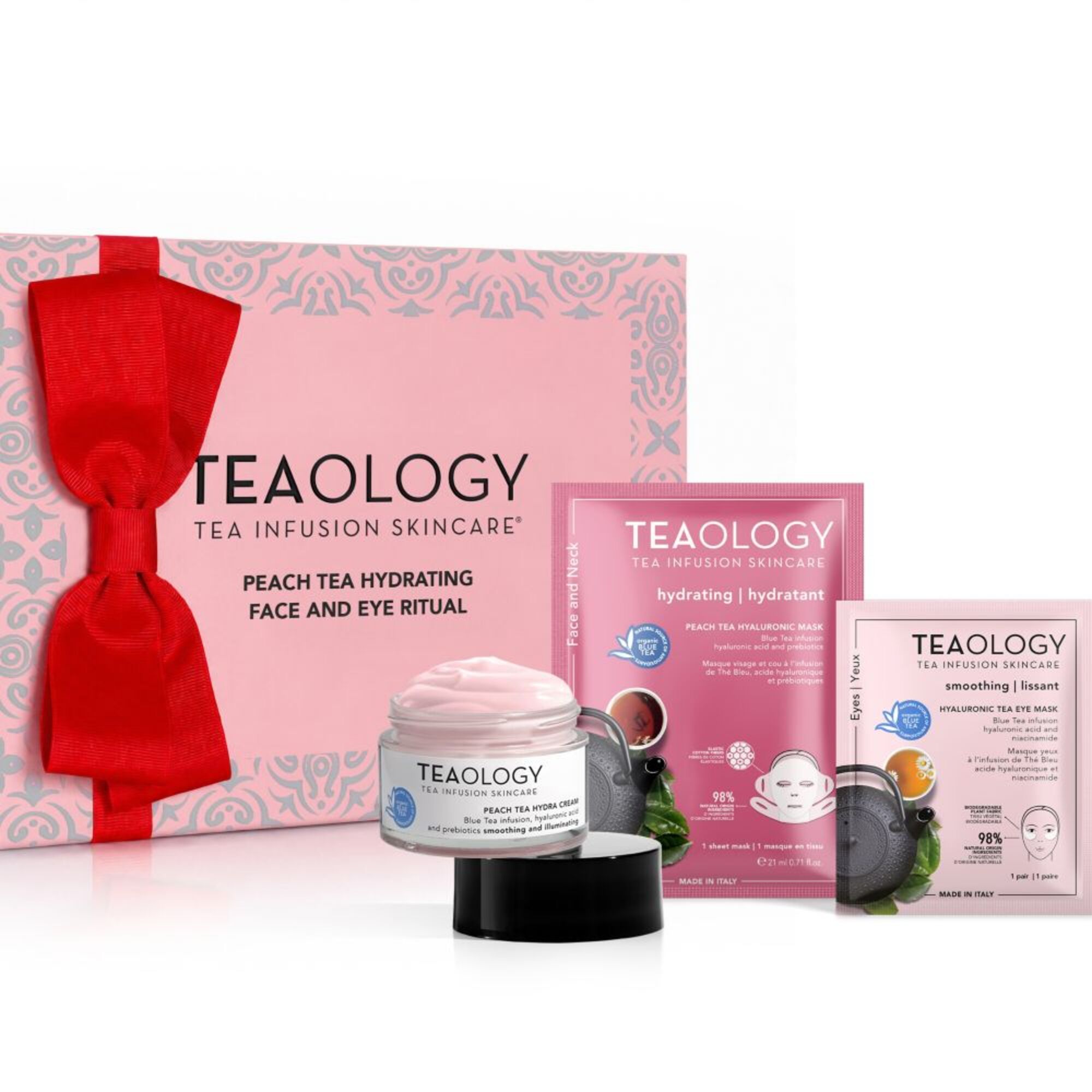 50 ML TEAOLOGY PEACH TEA HYDRATING RITUAL Set 1 of 4 Set
