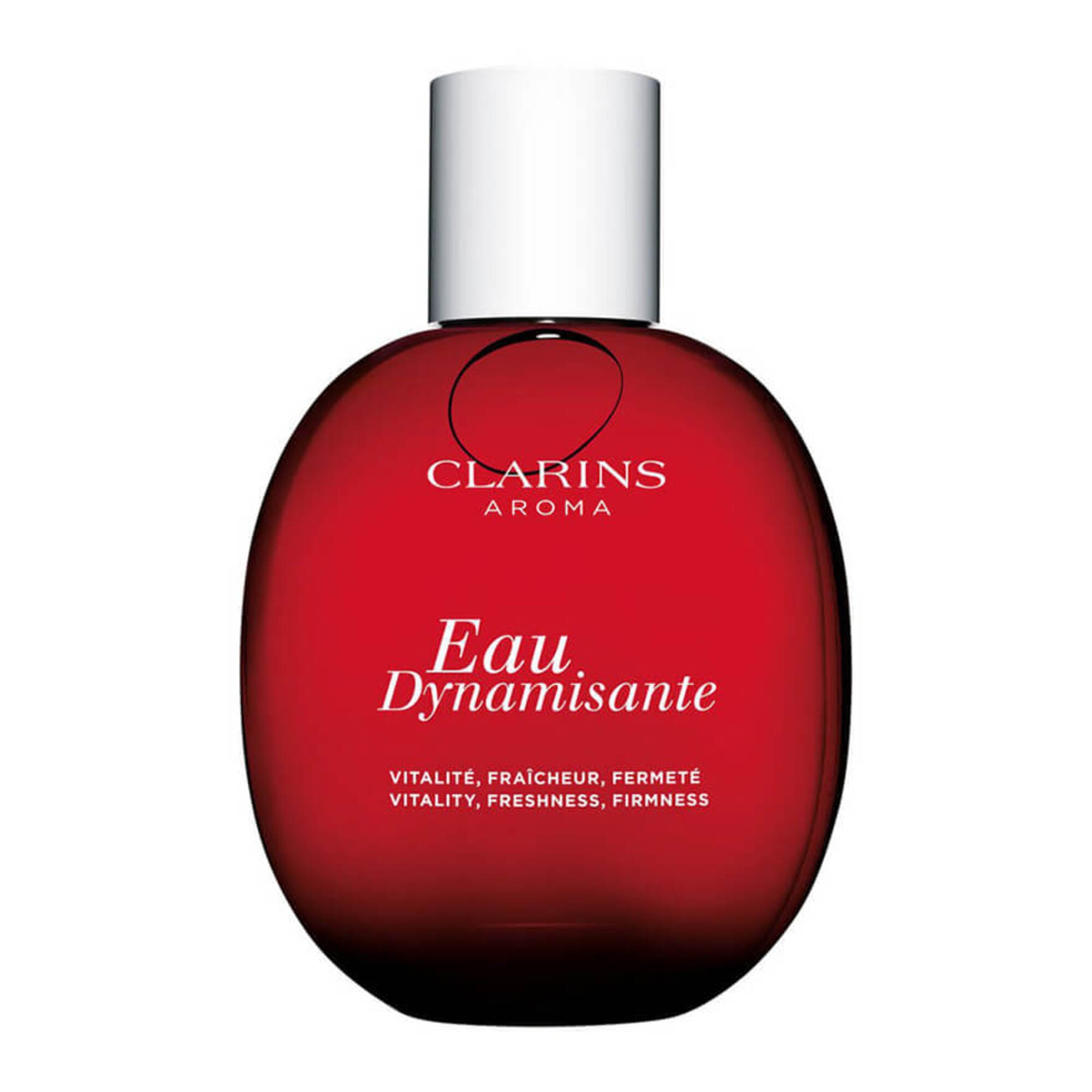 200 ML Clarins Eau Dynamisante ist ein zitrusfruchtiger Aromaduft der sofort Energie spendet, er stimuliert Vitalität, belebt die Sinne und verleiht der Haut einen zarten Duft. Körperspray 1 of 2 Körperspray