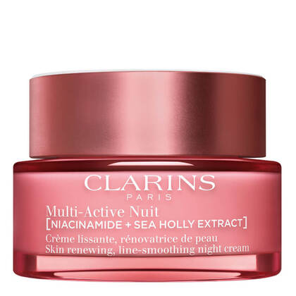 50 ML Clarins PFLEGELINIE MULTI-ACTIVE Nuit Crème Toutes peaux Nachtcreme  1 of 3 