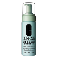 125 ML Clinique ANTI BLEMISH SOLUTION Anti-Blemish Solutions Cleansing Foam  1 of 2 