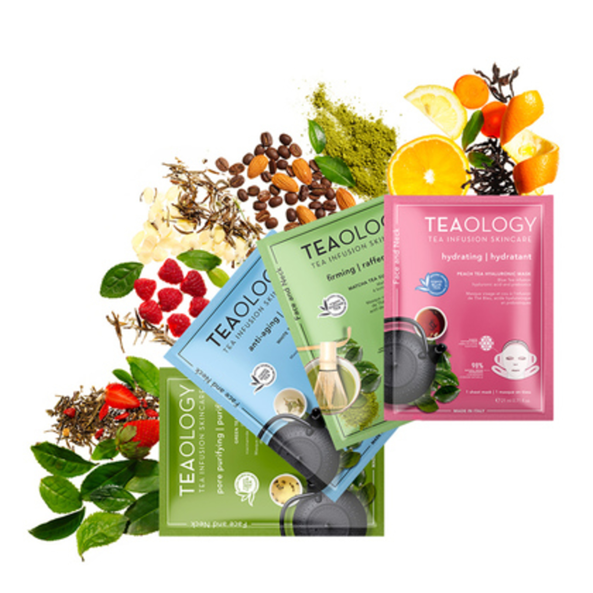 Matcha Tea SuperFood Hals- und Gesichtsmaske