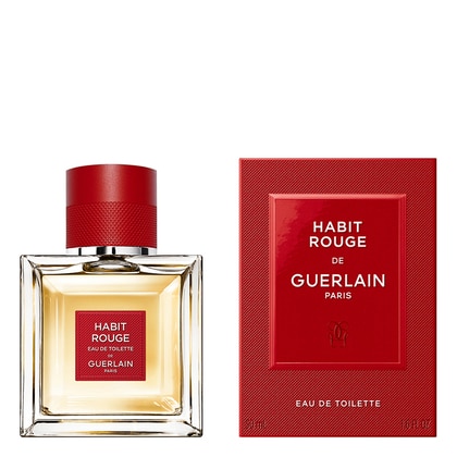 50 ML Guerlain HABIT ROUGE Eau de Toilette  1 of 2 