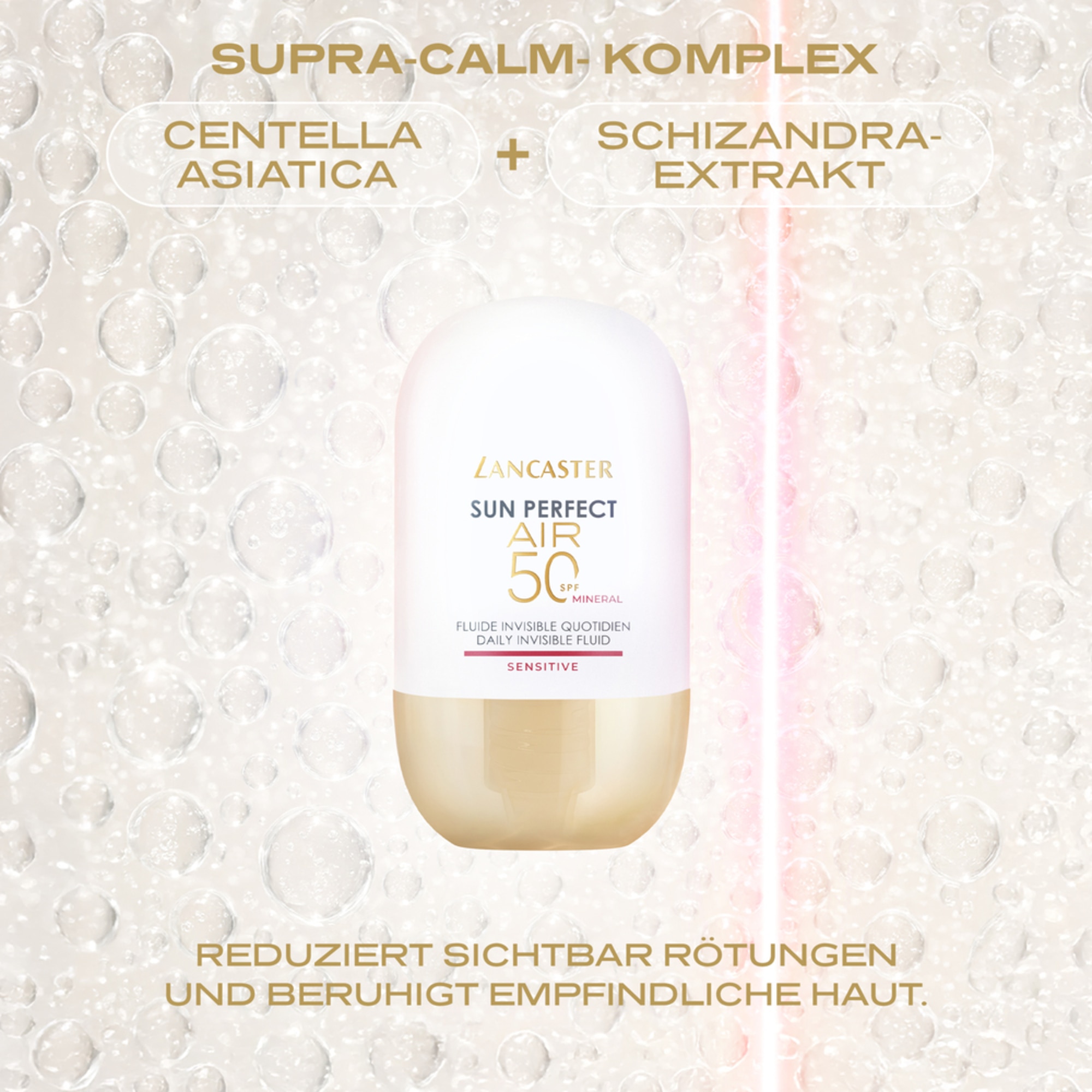 40 ML Lancaster Sun Perfect AIR Daily Invisible Fluid SPF50 Sensitive Mineral Sonnenschutz 1 of 8