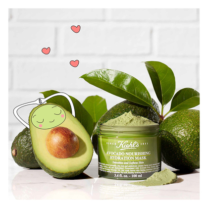 100 G Kiehl's AVOCADO HYDRATION MASK Gesichtsmaske  1 of 3 