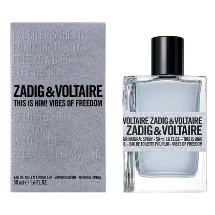 50 ML Zadig & Voltaire THIS IS VIBES OF FREEDOM LUI Z&V THIS IS VIBES  1 of 3 