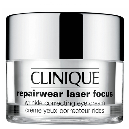 15 ML Clinique REPAIRWEAR Superbalanced™ Silk Makeup SPF 15  Repairwear Laser Focus™ Wrinkle Correcting Augencream  1 of 2 