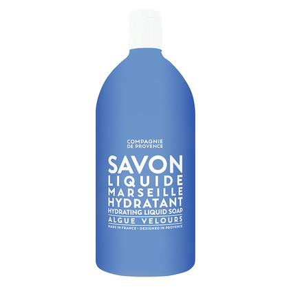 1000 ML Compagnie de Provence ALGUE VELOURS Hydrating Hand Liquid Soap Refill  1 of 1 