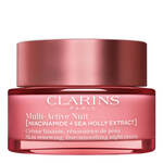 50 ML Clarins PFLEGELINIE MULTI-ACTIVE Nuit Crème Peaux sèches Nachtcreme  1 of 3 Nuit Crème Peaux sèches Nachtcreme