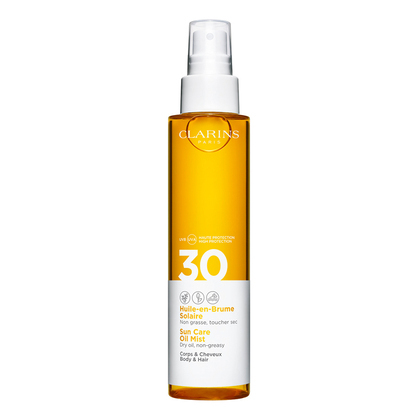 150 ML Clarins CLARINS SONNE Transparentes Sonnenschutz-Öl für Körper und Haare im Spray LSF 30  1 of 1 