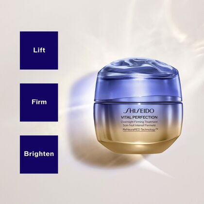 50 ML Shiseido VITAL PERFECTION Straffende Nachtpflege Creme  1 of 7 