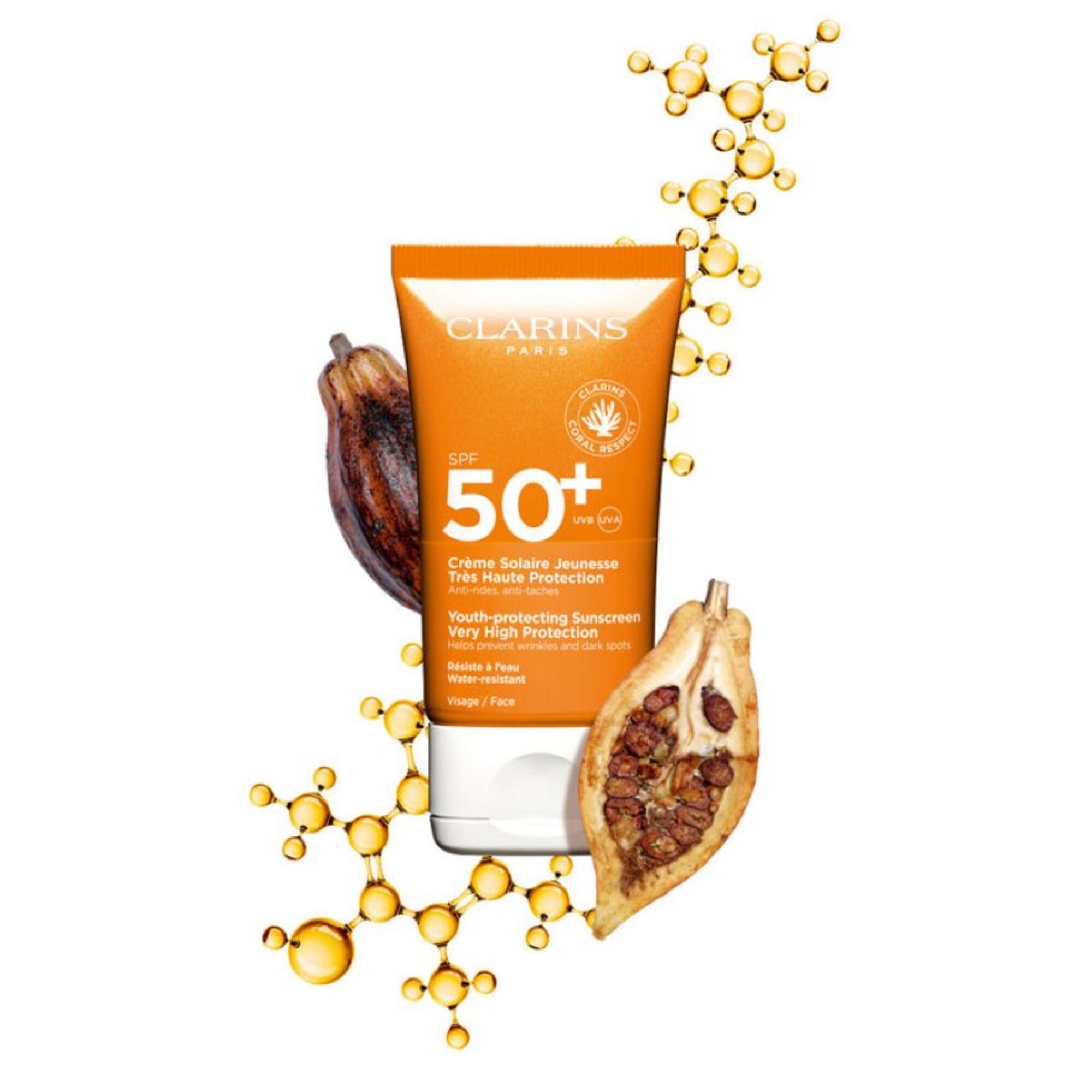 Crème Solaire Jeunesse - Sonnenschutz für das Gesicht SPF 50+