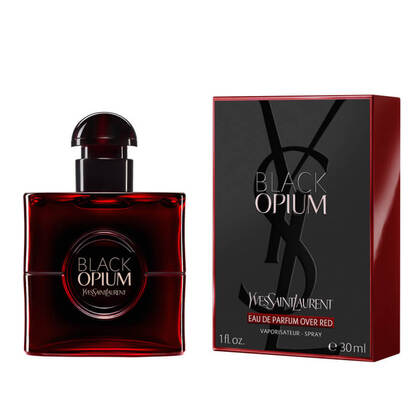 30 ML Yves Saint Laurent BLACK OPIUM OVER RED Eau de Parfum  1 of 3 