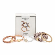 1 Stück/e BY ELOISE Shimmering Peach Box Haargummi  