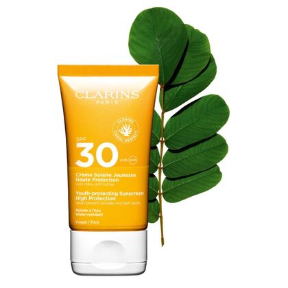 50 ML Clarins CLARINS SONNE Crème Solaire Jeunesse - Sonnenschutz für das Gesicht SPF 30  1 of 3 