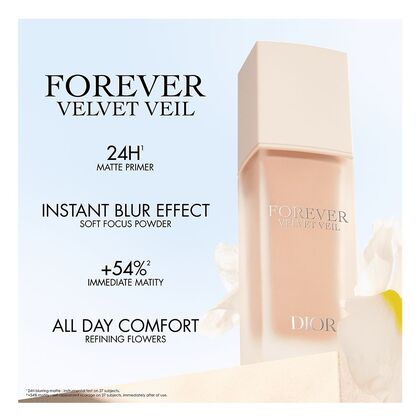 30 G Dior DIORSKIN FOREVER VEIL PRIMER Velvet Primer  1 of 3 