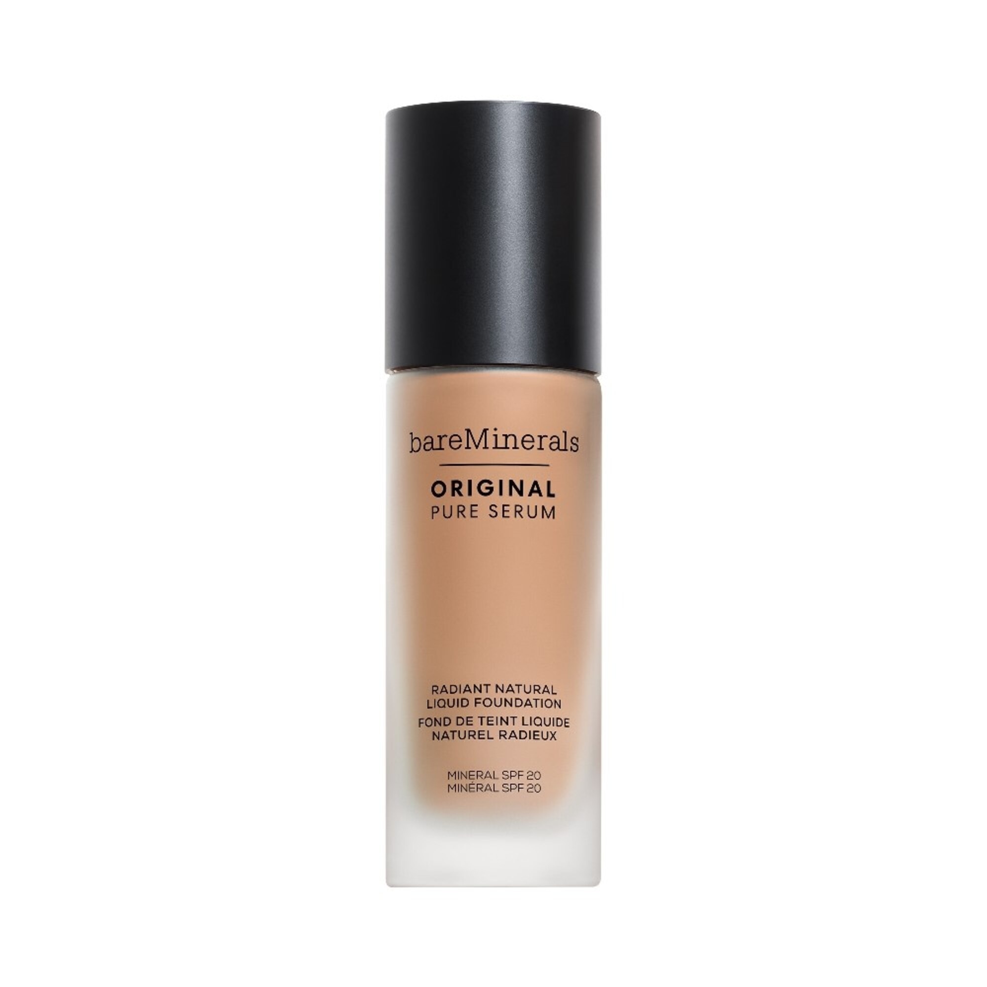 30 ML bareMinerals ORIGINAL Original Pure Serum Radiant Natural Liquid Foundation Mineral SPF 20 1 of 5 Original Pure Serum Radiant Natural Liquid Foundation Mineral SPF 20