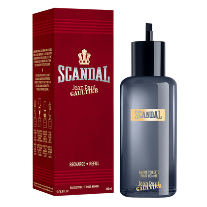 200 ML Jean Paul Gaultier SCANDAL NEW HIM Eau de Toilette Refill  1 of 6 