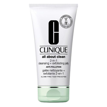 150 ML Clinique ALL ABOUT CLEAN 2-IN-1 Cleansing + Exfoliating Jelly Anti-Pollution  1 of 1 