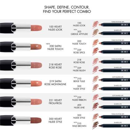 1,2 G Dior ROUGE DIOR CONTOUR Nicht abfärbender Lippenkonturenstift  1 of 4 