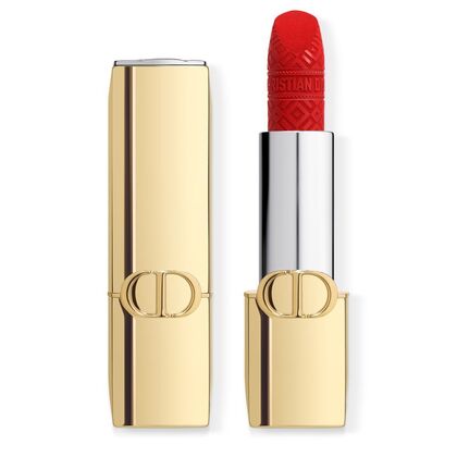  Dior XMAS Limitierte Edition Couture Lippenstift - Goldenes Case und gravierter Stick  1 of 1 Limitierte Edition Couture Lippenstift - Goldenes Case und gravierter Stick