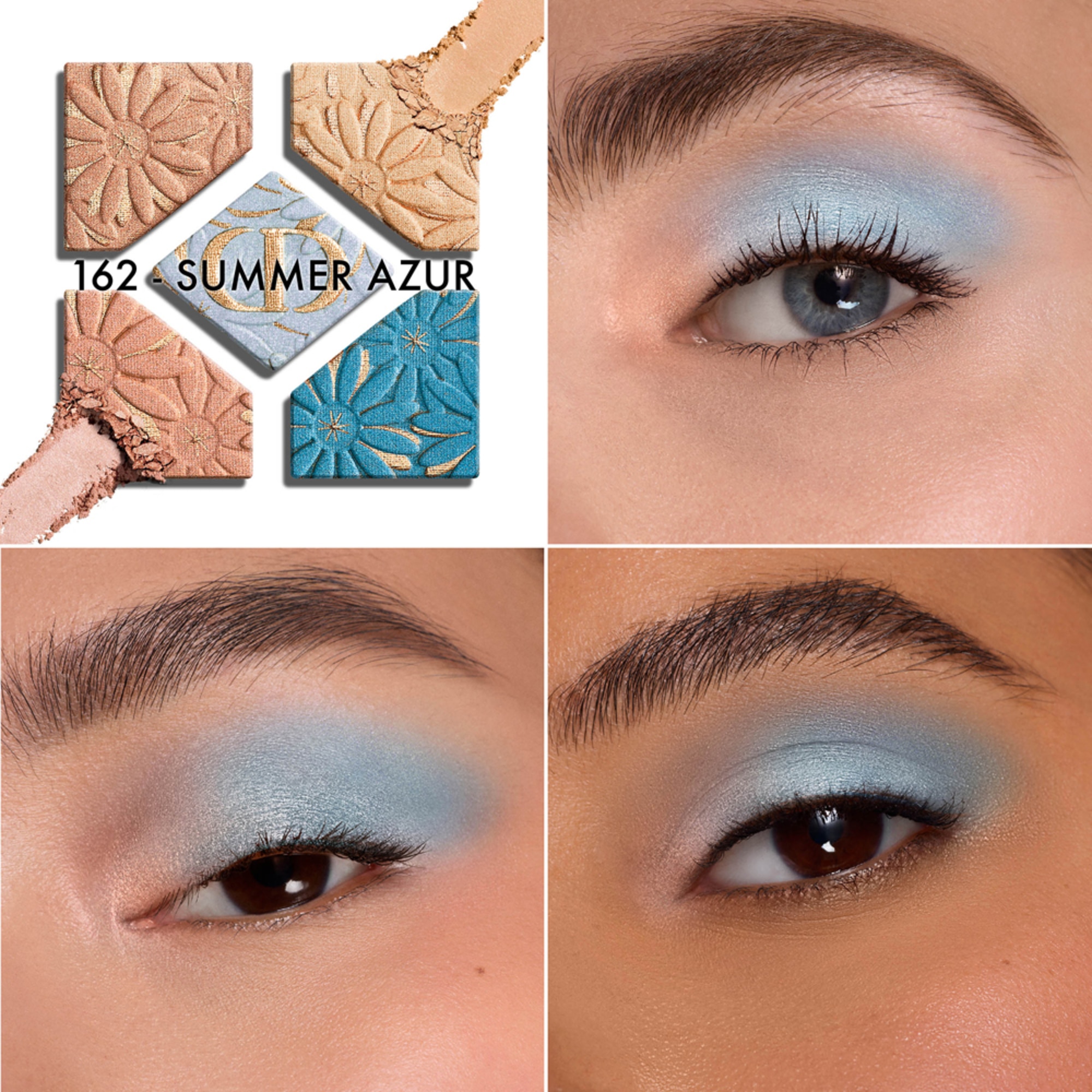  Dior DIORSHOW 5 COULEURS CD EYEPAL.162 SUMMER AZUR 5 CO  1 of 3 