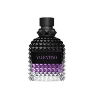 50 ML Valentino BORN IN ROMA UOMO PURPLE Eau de Parfum  1 of 2 