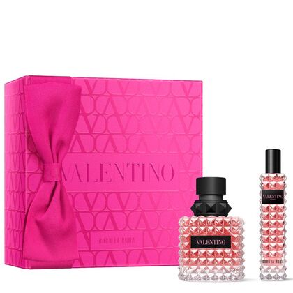 50 ML Valentino BORN IN ROMA DONNA Duftset  1 of 2 