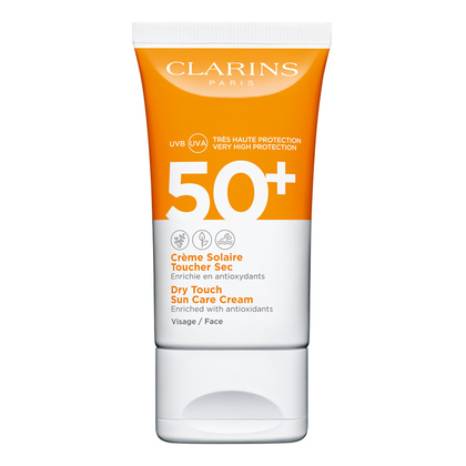 50 ML Clarins CLARINS SONNE Sonnenschutz-Creme für das Gesicht „Dry Touch“ LSF 50+  1 of 1 