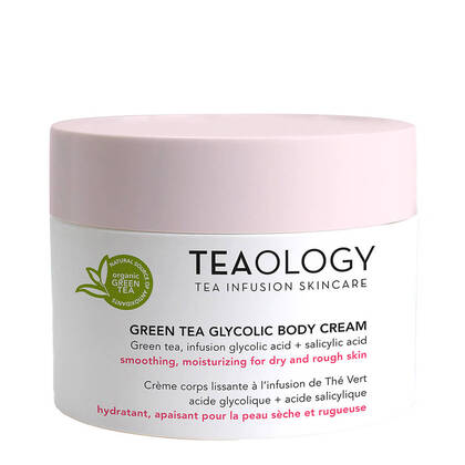 260 ML TEAOLOGY TEAOLOGY GREEN TEA Green Tea Glycolic Body Cream  1 of 1 Green Tea Glycolic Body Cream
