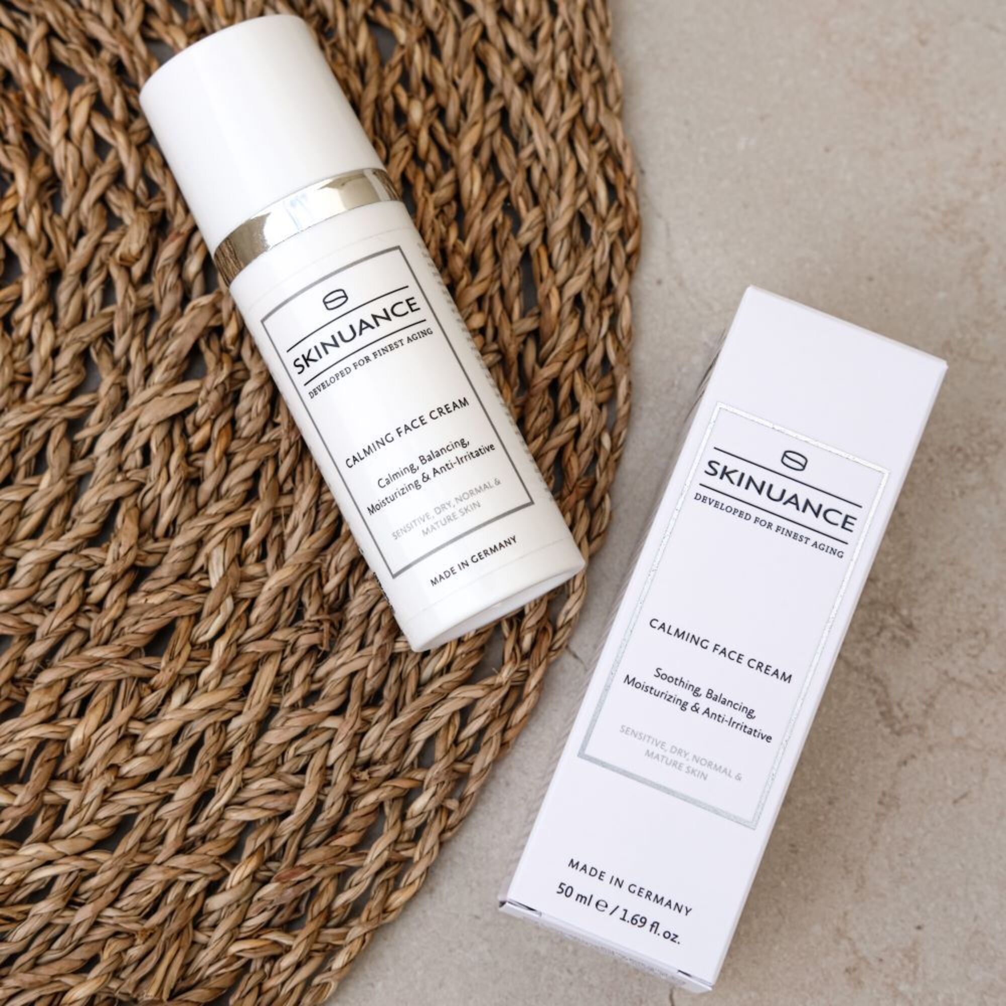 Beruhigende Gesichtscreme