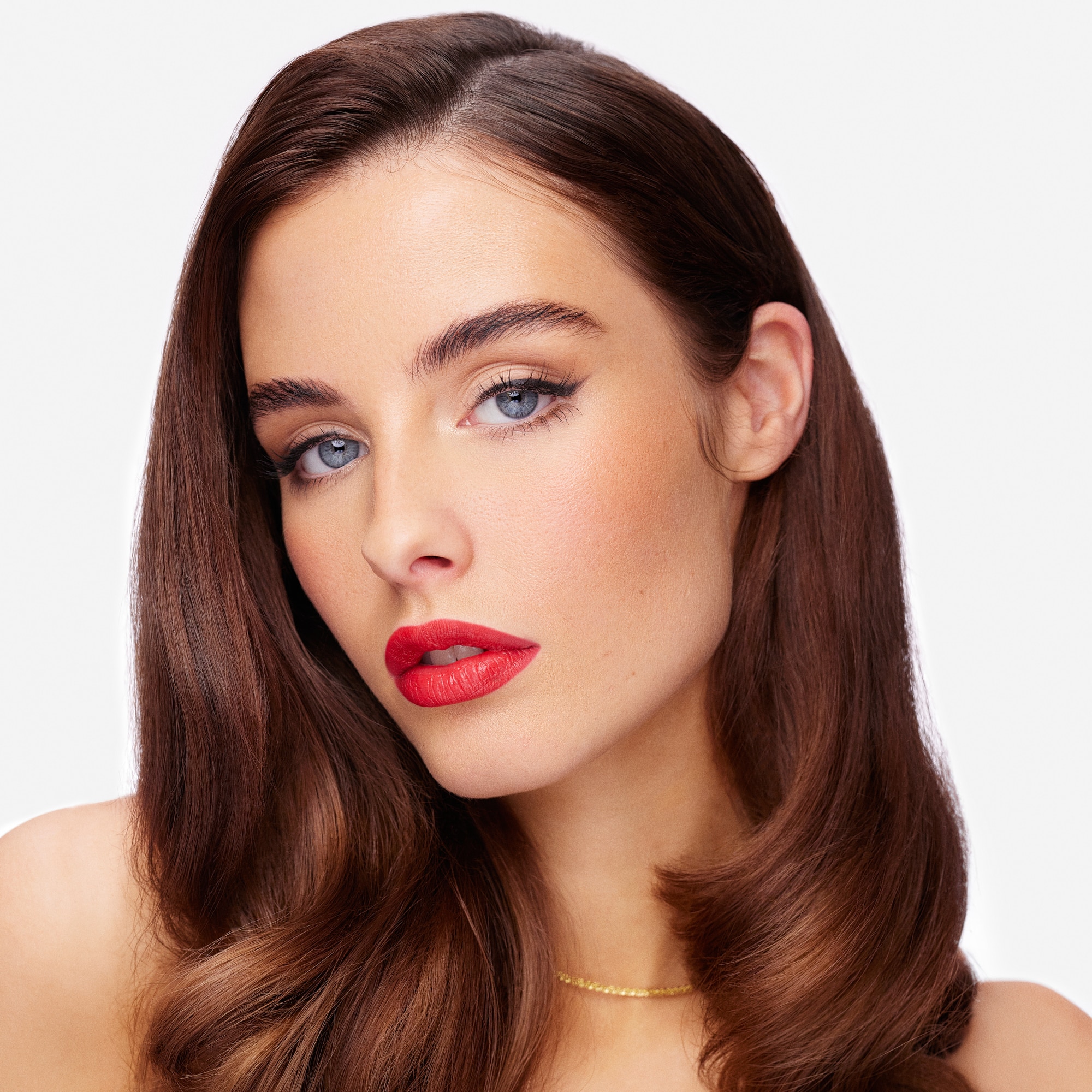 Satinierter Lippenstift